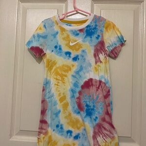 Tie Dye Nike t shirt dress